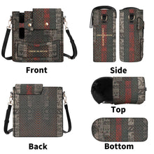 Load image into Gallery viewer, PU Leather Outdoor Portable Crossbody Water Cup Storage Bag