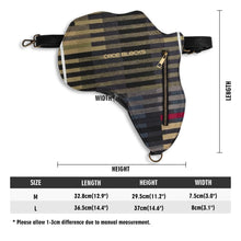 Load image into Gallery viewer, PU Leather Africa Map Bag for Africa Lover Gift