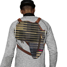 Load image into Gallery viewer, PU Leather Africa Map Bag for Africa Lover Gift