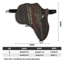 Load image into Gallery viewer, PU Leather Africa Map Bag for Africa Lover Gift