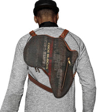 Load image into Gallery viewer, PU Leather Africa Map Bag for Africa Lover Gift