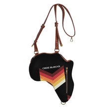 Load image into Gallery viewer, PU Leather Africa Map Bag for Africa Lover Gift