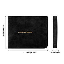 Load image into Gallery viewer, Two Sides Printing Leather Mens Thin Wallet for Dad for Him