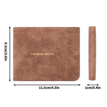 Load image into Gallery viewer, Two Sides Printing Leather Mens Thin Wallet for Dad for Him