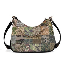 Load image into Gallery viewer, Lady Twill Faux Leather Chain Shoulder Bag