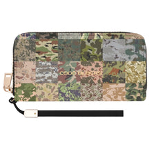 Load image into Gallery viewer, Leather Zipper Wristlet Wallet