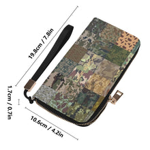 Load image into Gallery viewer, Leather Zipper Wristlet Wallet