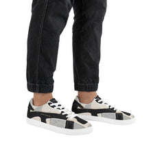 Load image into Gallery viewer, Mens Rubber Low Top Leather Sneakers