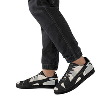 Load image into Gallery viewer, Mens Rubber Low Top Leather Sneakers