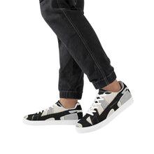 Load image into Gallery viewer, Mens Rubber Low Top Leather Sneakers