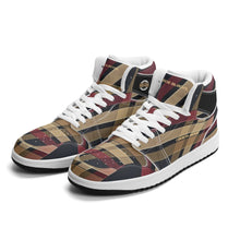 Load image into Gallery viewer, Mens Premium High Top Leather Sneakers