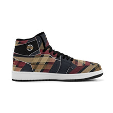 Load image into Gallery viewer, Mens Premium High Top Leather Sneakers