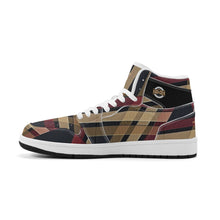 Load image into Gallery viewer, Mens Premium High Top Leather Sneakers
