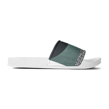 Load image into Gallery viewer, Mens PVC Black and White House Slides Sandals Bathroom Slippers