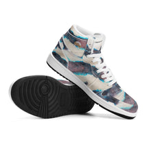 Load image into Gallery viewer, Mens Premium High Top Leather Sneakers
