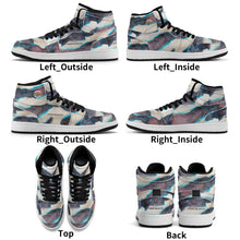 Load image into Gallery viewer, Mens Premium High Top Leather Sneakers