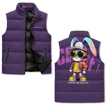 Load image into Gallery viewer, Unisex Lightweight All Over Printing Stand Collar Zip Up Puffer Vest