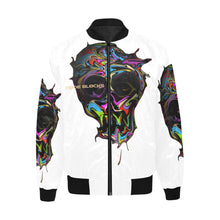 Load image into Gallery viewer, Men's All Over Print Quilted Bomber Jacket(Model H33)