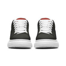 Load image into Gallery viewer, Unisex Non Slip Lace Up Faux Leather Sneakers