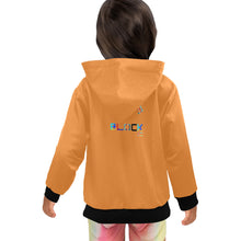 Load image into Gallery viewer, Little Girls' Zip Up Hoodie (H58)