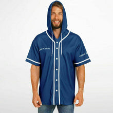 Load image into Gallery viewer, Hooded Baseball Jersey - AOP
