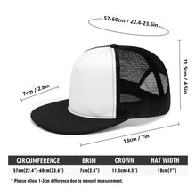 Load image into Gallery viewer, Front Printing Adjustable Snapback Trucker Hat