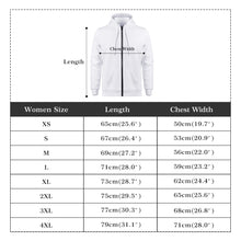 Load image into Gallery viewer, Womens All Over Print Zip Hoodie