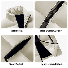 Load image into Gallery viewer, Mens Warm Stand Collar Zip Up Puffer Vest