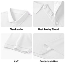 Load image into Gallery viewer, Unisex Half printed Cotton Polo Shirt