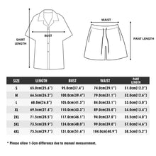 Load image into Gallery viewer, Mens Regular Fit Hawaiian Short Sleeve Shirt and Shorts Set