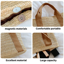 Load image into Gallery viewer, Embroidered Name Logo for Braided Bag Shoulder Bag In Travel and Beach