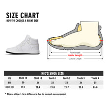 Load image into Gallery viewer, Children Premium High Top Leather Sneakers