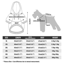 Load image into Gallery viewer, Embroidered Text for Cotton XL-6XL Dog Coat Pet Hoodie