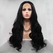 Load image into Gallery viewer, 13*3" Lace Front Wigs Synthetic Long Wavy 24" 130% Density