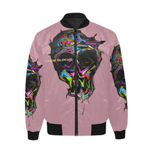 Load image into Gallery viewer, Men's All Over Print Quilted Bomber Jacket(Model H33)