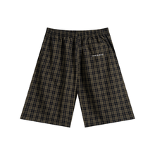 Load image into Gallery viewer, Unisex Plaid Wide Leg Shorts