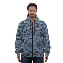 Load image into Gallery viewer, All-Over Print Unisex Pullover Hoodie With Zipper Closure | 310GSM Cotton