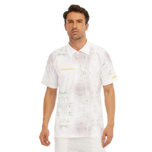 Load image into Gallery viewer, All-Over Print Men's Short Sleeve Polo Shirt With Button Closure