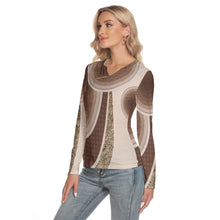 Load image into Gallery viewer, All-Over Print Women's V-Neck Long Sleeves T-Shirt