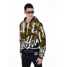 Load image into Gallery viewer, All-Over Print Zip Up Hoodie With Pocket