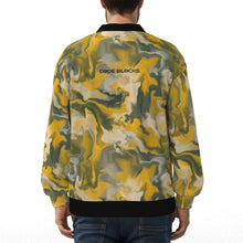Load image into Gallery viewer, All-Over Print Unisex V-neck Knitted Fleece Cardigan With Button Closure
