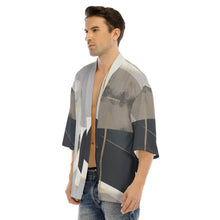 Load image into Gallery viewer, All-Over Print Men's Drop-shoulder Short Coat