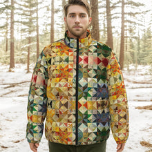 Load image into Gallery viewer, All-Over Print Unisex Stand-up Collar Down Jacket