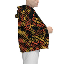 Load image into Gallery viewer, All-Over Print Men's Sherpa Fleece Zip Up Hoodie