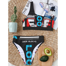 Load image into Gallery viewer, All-Over Print Women's Bikini With Single Shoulder