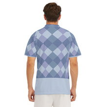 Load image into Gallery viewer, All-Over Print Men's Short Sleeve Polo Shirt With Button Closure