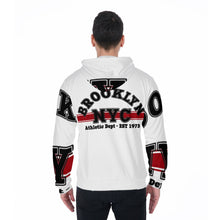 Load image into Gallery viewer, All-Over Print Zip Up Hoodie With Pocket