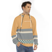 Load image into Gallery viewer, All-Over Print Men's Hoodie With Placket Double Zipper
