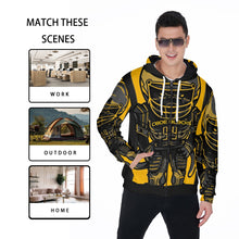 Load image into Gallery viewer, All-Over Print Zip Up Hoodie With Pocket