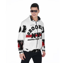 Load image into Gallery viewer, All-Over Print Zip Up Hoodie With Pocket